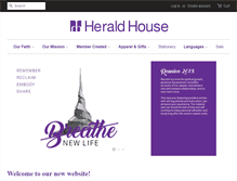 Tablet Screenshot of heraldhouse.org